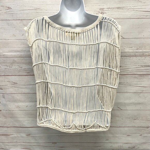 Ralph Lauren Denim Supply Cotton Macrame Top - Picture 2 of 6